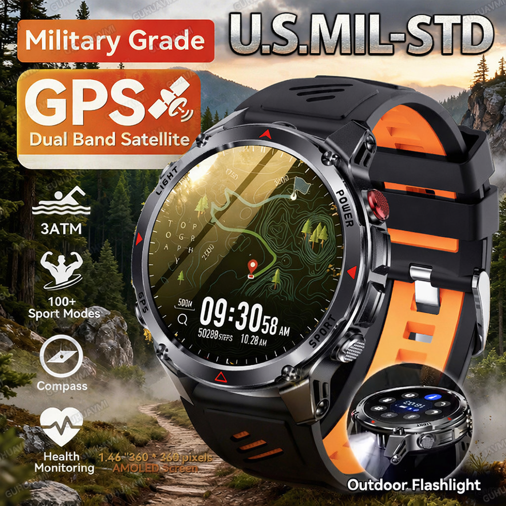 Outdoor Adventure And Sports - 2026 New Outdoor Military GPS Smart