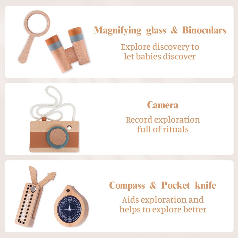 Wooden Kids Outdoor Explorer K - Outdoor Adventure Kit For Kids 리뷰 및 가격