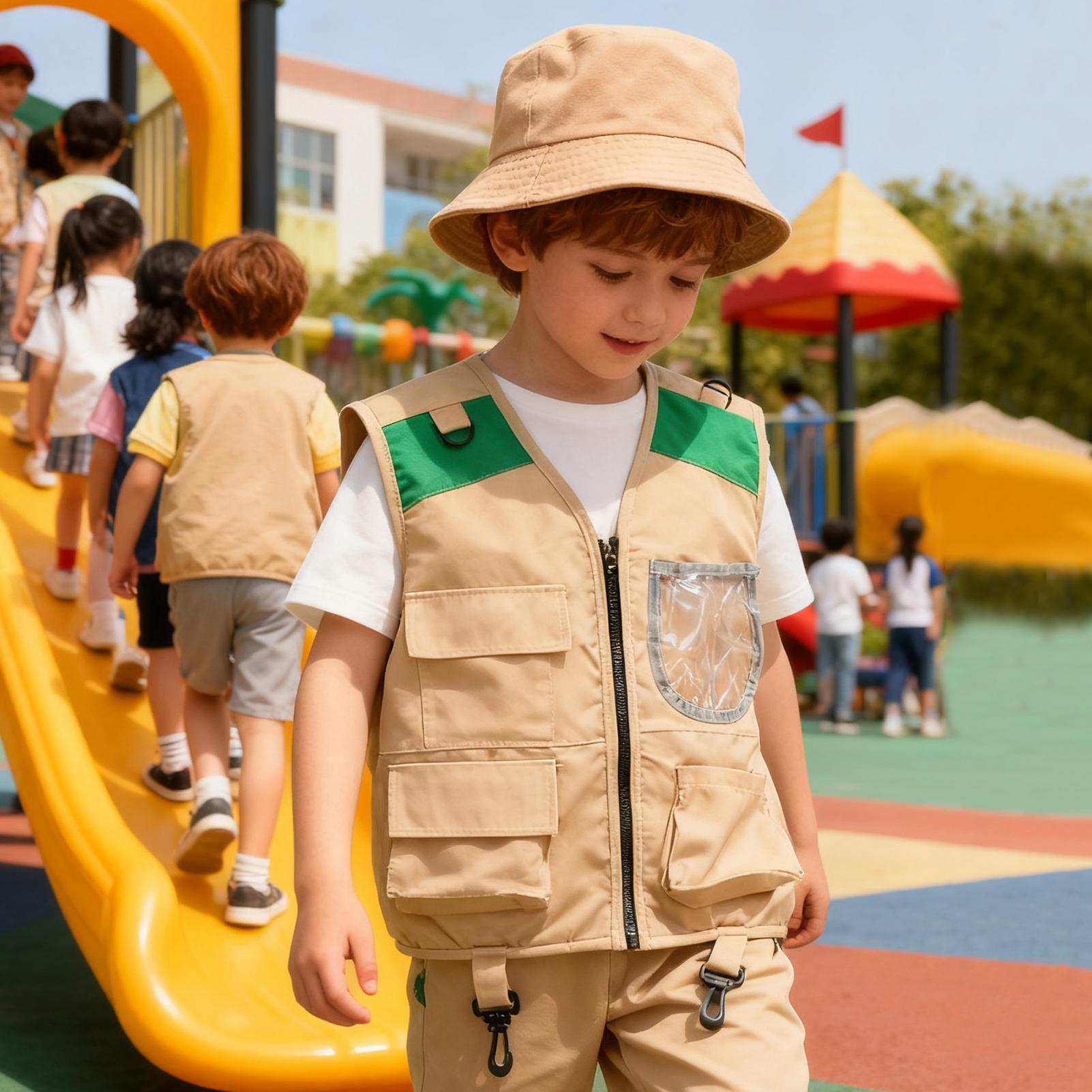 Kids Explorer hat and vest Cos - Outdoor Adventure Kit For Kids 리뷰 및 가격