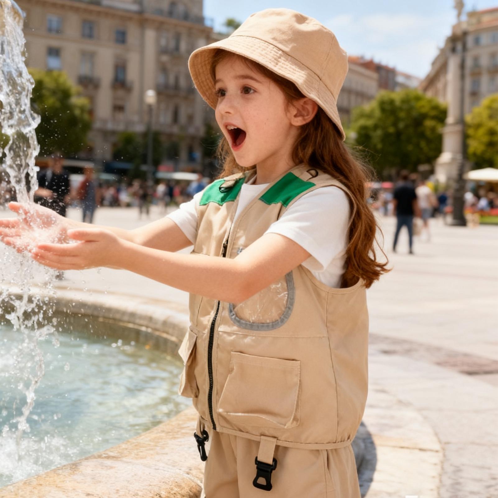 Kids Explorer hat and vest Cos - Outdoor Adventure Kit For Kids 리뷰 및 가격