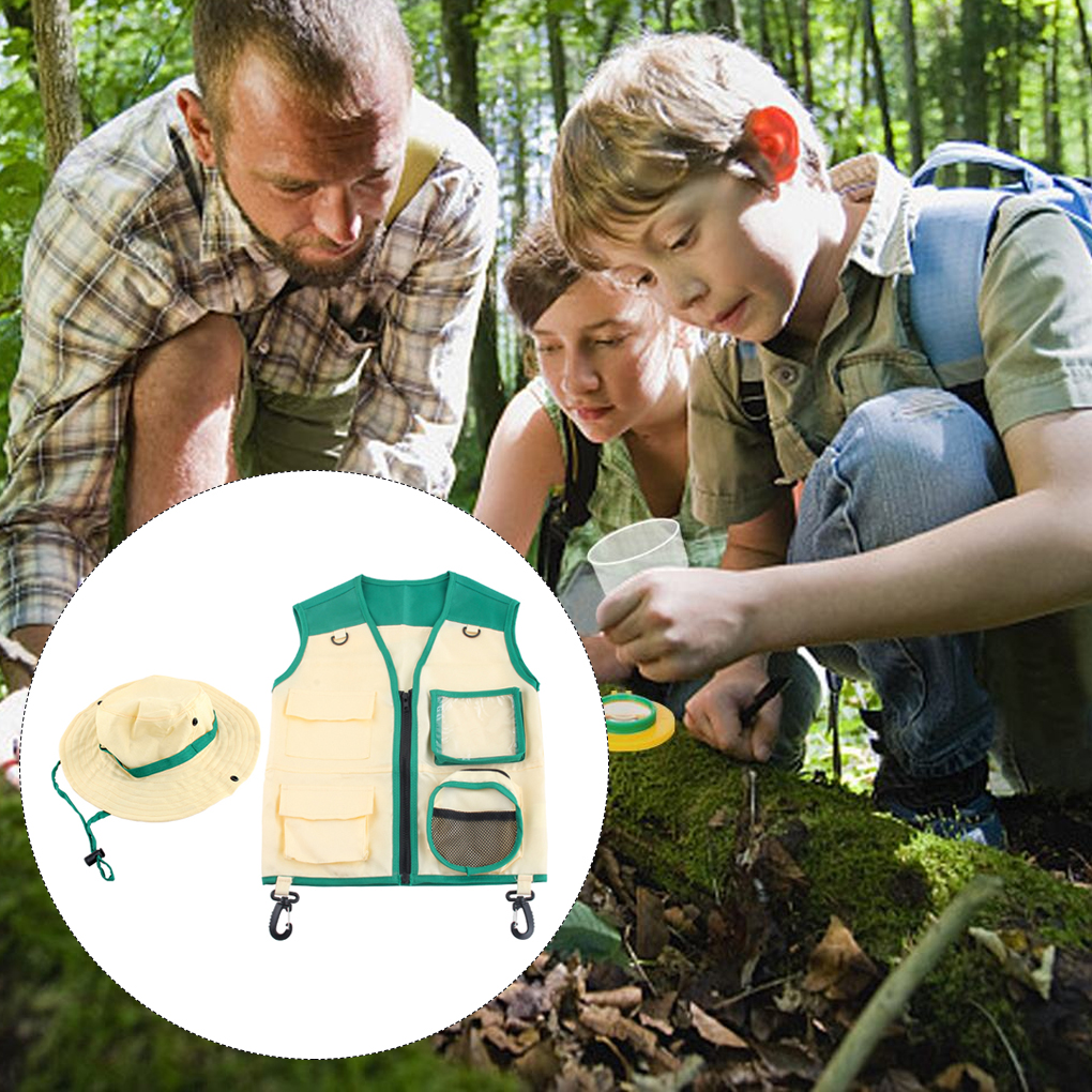 Kids Insect Explorer Vest Hat  - Outdoor Adventure Kit For Kids 리뷰 및 가격