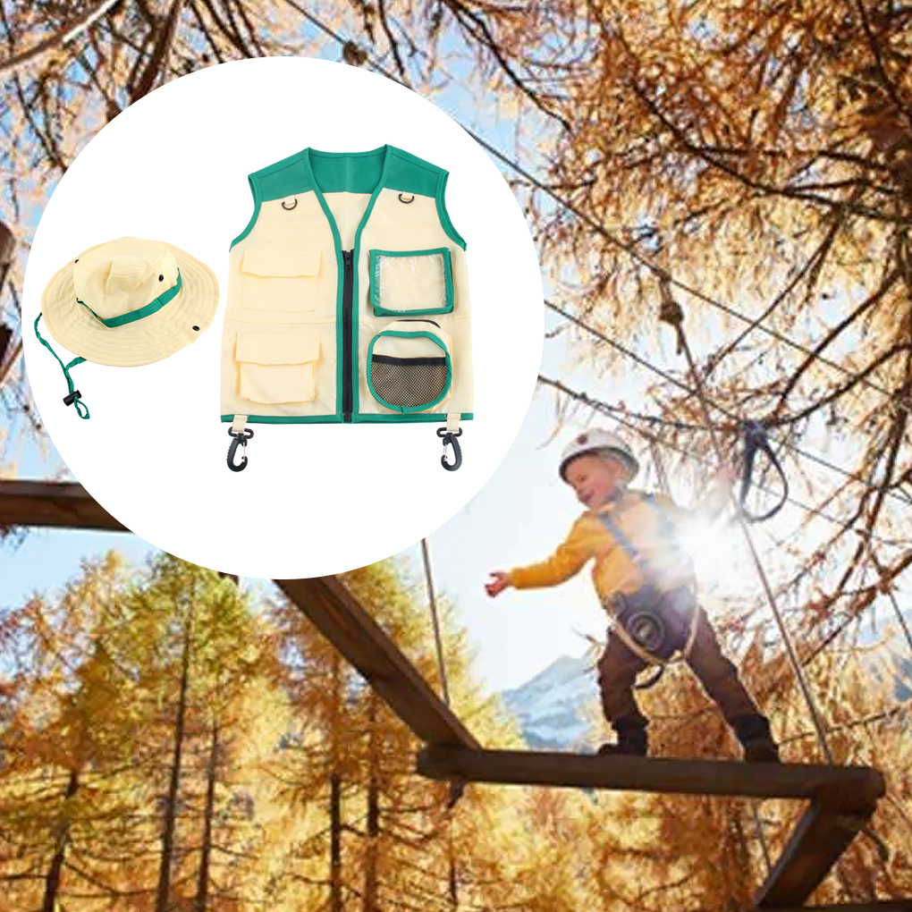 Kids Insect Explorer Vest Hat  - Outdoor Adventure Kit For Kids 리뷰 및 가격