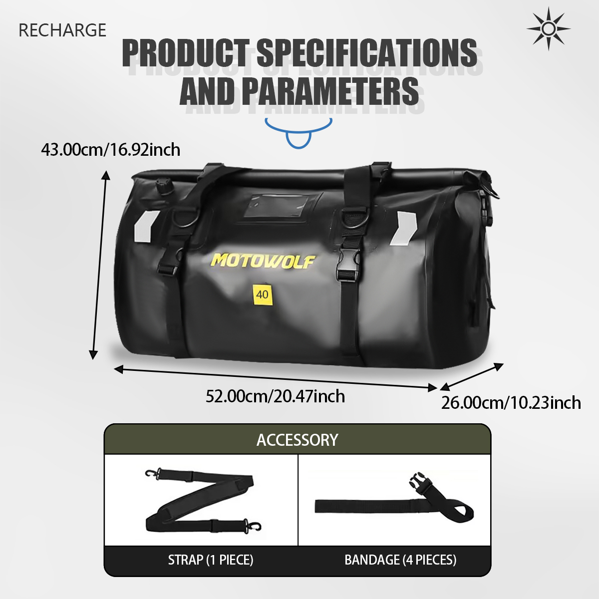 Waterproof Duffel Bag 40L/66L  - Outdoor Adventure Kayak 리뷰 및 가격