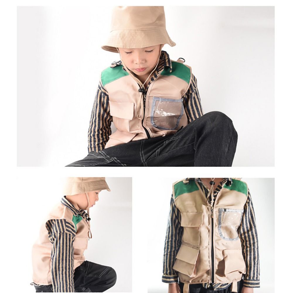 Multicolor Explorer Hat Vest C - Outdoor Adventure Kit For Kids 리뷰 및 가격