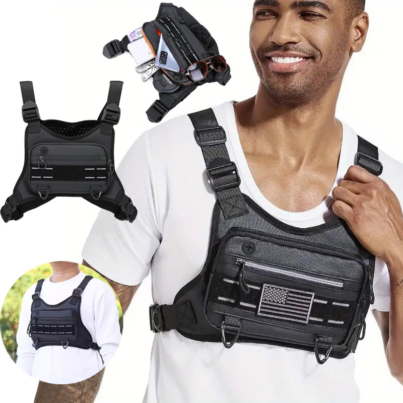 Outdoor Chest Bag For Men Fron - Outdoor Adventure Vest 리뷰 및 가격