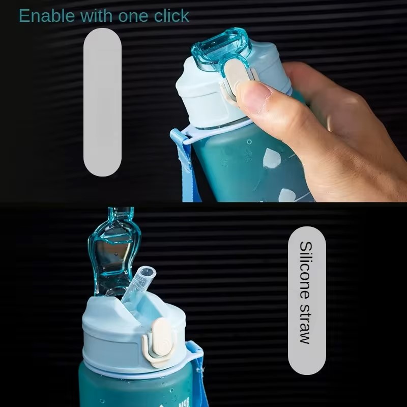 Sports Water Bottle with Time- - Outdoor Adventure And Sports 리뷰 및 가격