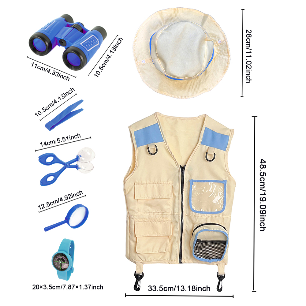 7-piece set of children's outd - Outdoor Adventure Vest 리뷰 및 가격