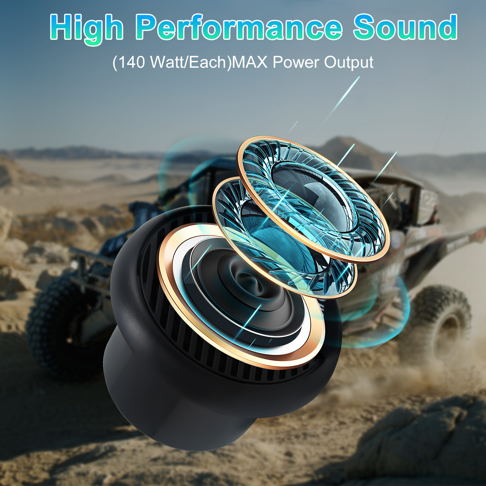 STUDIOFINIX 3'' 160W 2PCS Qual - Outdoor Adventure Utv 리뷰 및 가격
