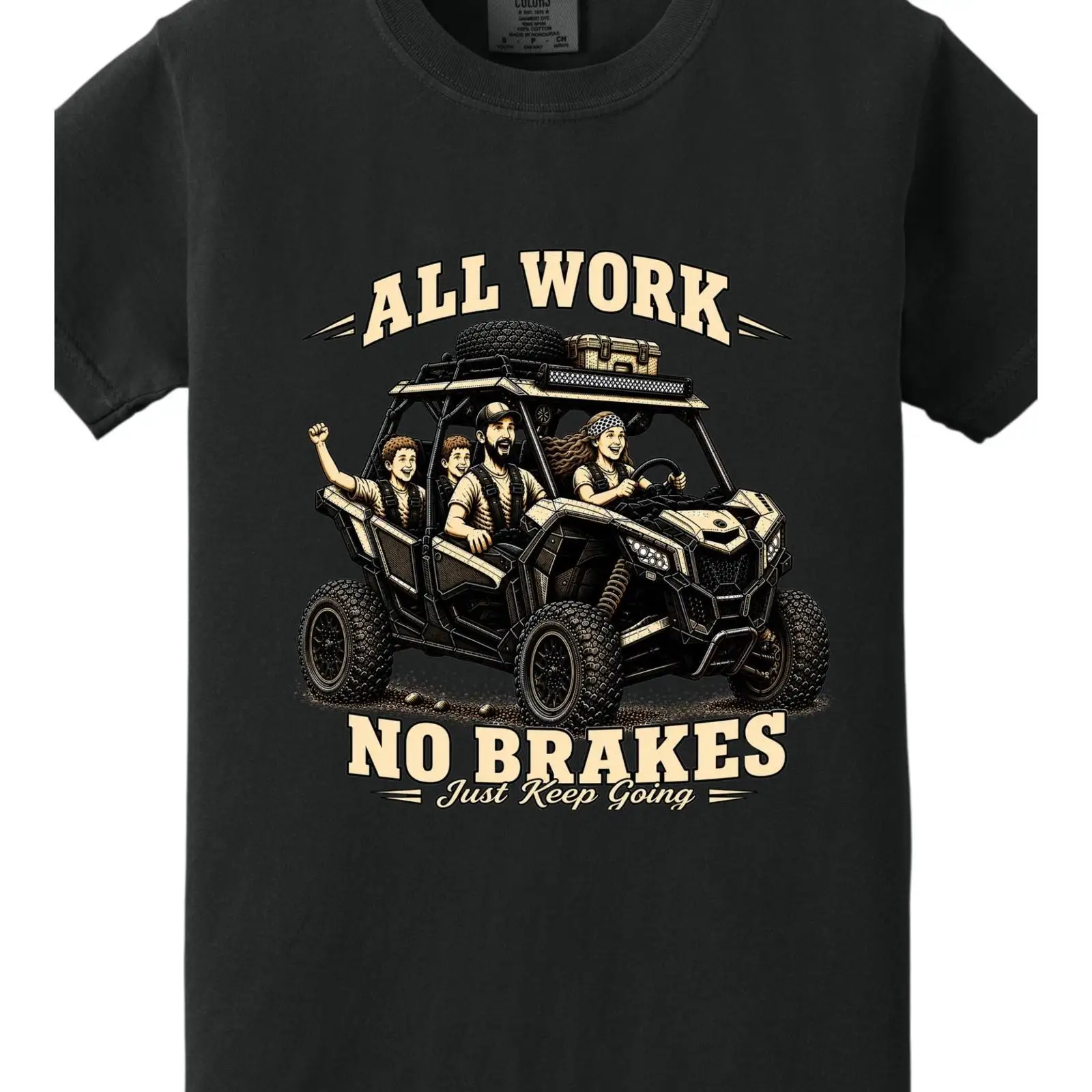 All Work No Brakes UTV T Shirt - Outdoor Adventure Utv 리뷰 및 가격