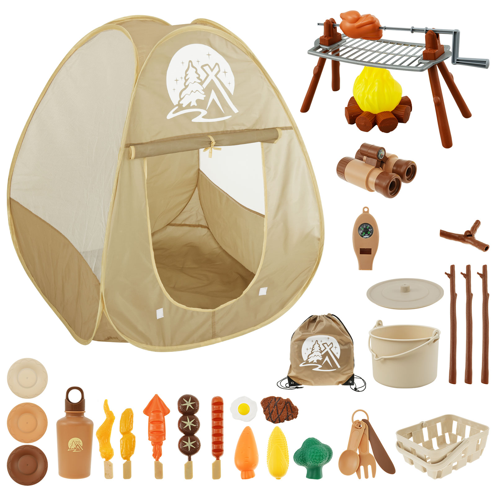 Kids Camping Toy Set Tent Pop  - Outdoor Adventure Kit For Kids 리뷰 및 가격